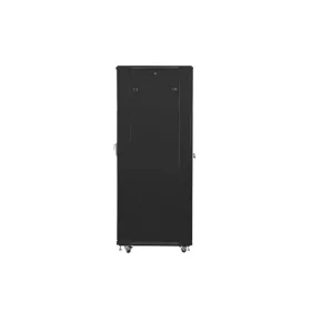   Lanberg 19" szabadon álló rack szekrény 42U/800X800 perforált ajtó, lapraszerelt, fekete