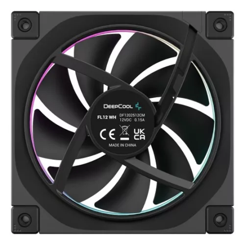 Deepcool FL12 3IN1 - Case fan - 12cm - Fekete - R-FL12-BKAPN3-G