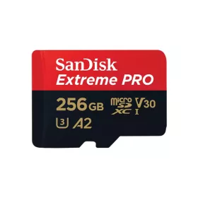   SanDisk MicroSD Kártya - 256GB Extreme Pro (200/140 MB/s, Class 10 UHS-I U3, A2 V30) + adapter