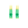 Lanberg Optikai patch SM LC/APC-LC/APC duplex 1m LSZH G657A1 3.0mm sárga