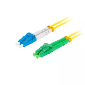   Lanberg Optikai patch SM LC/APC-LC/UPC duplex 1m LSZH G657A1 3.0mm sárga