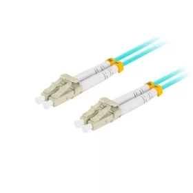   Lanberg Optikai patch MM LC/UPC-LC/UPC duplex 2m LSZH OM3 50/125 3.0mm aqua