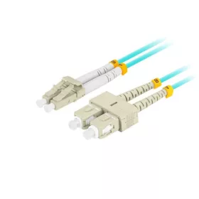   Lanberg Optikai patch MM LC/UPC-SC/UPC duplex 5m LSZH OM3 50/125 3.0mm aqua
