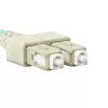 Lanberg Optikai patch MM LC/UPC-SC/UPC duplex 5m LSZH OM3 50/125 3.0mm aqua