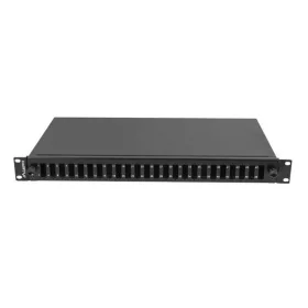   Lanberg 19" optikai patch panel 24xSC duplex / 24xLC quad fekete
