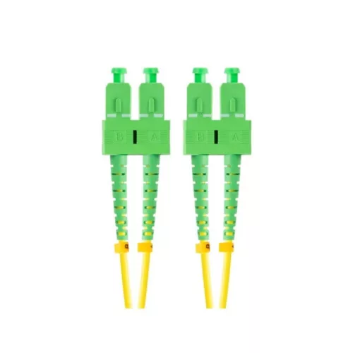 Lanberg Optikai patch SM SC/APC-SC/APC duplex 1m LSZH G657A1 3.0mm sárga