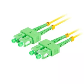   Lanberg Optikai patch SM SC/APC-SC/APC duplex 10m LSZH G657A1 3.0mm sárga
