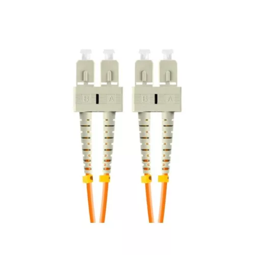 Lanberg Optikai patch MM SC/UPC-SC/UPC duplex 2m LSZH OM2 50/125 3.0mm narancssárga