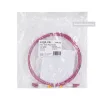 LogiLink Fiber duplex patch kábel, OM4, 50/125 , LC-LC, lila, 2 m