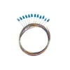 Lanberg Optikai pigtail SM 12xLC/UPC 9/125 G657A1 színes SEMI TIGHT 2m