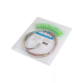   Lanberg Optikai pigtail SM 12xSC/APC 9/125 G657A1 színes EASY STRIP 2m