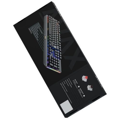 AVAX FS01 Full size mechanikus vezetékes alumínium billentyűzet Outemu barna switch