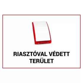 Műanyag figyelmeztető tábla FTB-RVT01