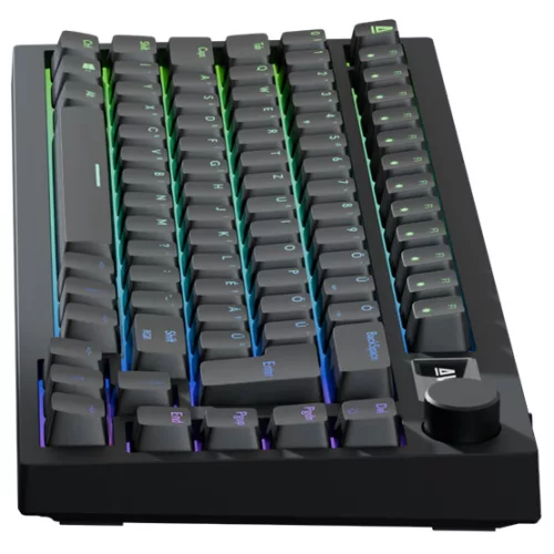 AVAX GM02 75% Gasket RGB mechanikus vezetékes billentyűzet Outemu barna switch