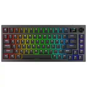   AVAX GM02 PRO 75% Gasket RGB tri-mode mechanikus billentyűzet Gateron piros switch