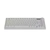 AVAX GM02 PRO Fehér 75% Gasket RGB tri-mode mechanikus billentyűzet Gateron piros switch, magyar kiosztás