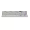 AVAX GM03 PRO Fehér 98% Gasket RGB tri-mode mechanikus billentyűzet Gateron piros switch, magyar kiosztás