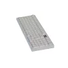 AVAX GM03 PRO Fehér 98% Gasket RGB tri-mode mechanikus billentyűzet Gateron piros switch, magyar kiosztás