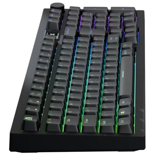 AVAX GM03 PRO 98% Gasket RGB tri-mode mechanikus billentyűzet Gateron sárga switch, magyar kiosztás