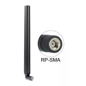   Delock WLAN Antenna - 88991 (802.11 ac/a/h/b/g/n antenna, RP-SMA-dugó, 5,5-9 dBi mindenirányú, dönthető)
