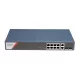 Hikvision Switch PoE - DS-3E1512HP-SI-8P2T2F (8 port 1000Mbps, 130W, 2xRJ45 1000Mbps, 2xSFP 1000Mbps)