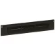 Legrand vízszintes fésűs rendező panel - 2U, 19", átmenő kivágással, gyorspánttal rögzítés, műanyag, LCS2