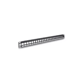   Legrand Patch panel - 24 modulhely 1U-19" (modulok nélkül), KEYSTONE, UTP modulhoz, kábeltartó nélkül, Linkeo