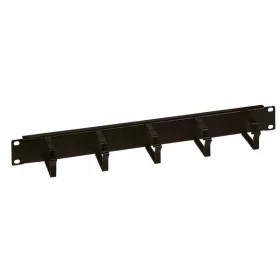   Legrand vízszintes rendezők - 1U, 19", gyűrűs, műanyag, csavaros rögzítés, vízszintes irányú