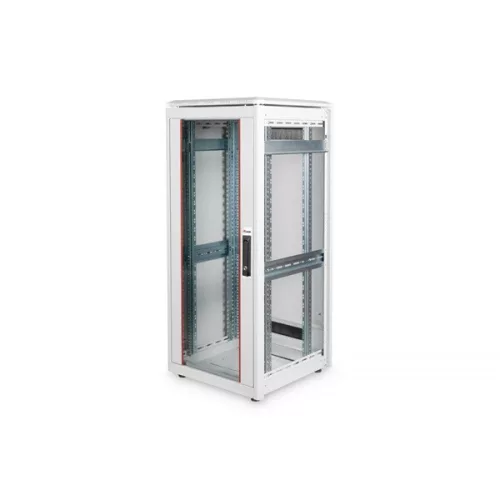 Equip Rackszekrény - EDF-26-6060-G-BIAA (19", 26U, 600x600mm, előre szerelt, szürke)