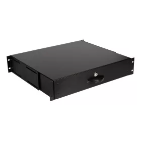   Equip Rackszekrény kiegészítő - EZD-2-B Cabinet Drawer, 2U, Black