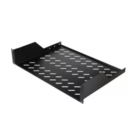   Equip Rackszekrény kiegészítő - EZFS-19-2-80-B (Fix polc, 19", 2U, Mélység: 550mm, fekete)