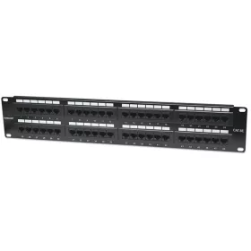   Manhattan Patch panel - CAT5e UTP patch panel, 48 portos, 2U, Fekete