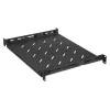 Manhattan Rackszekrény polc - 714716 (19", 1U, fix rögzítés, változtatható sínekkel: 750 - 950 mm mély, 20kg, fekete)
