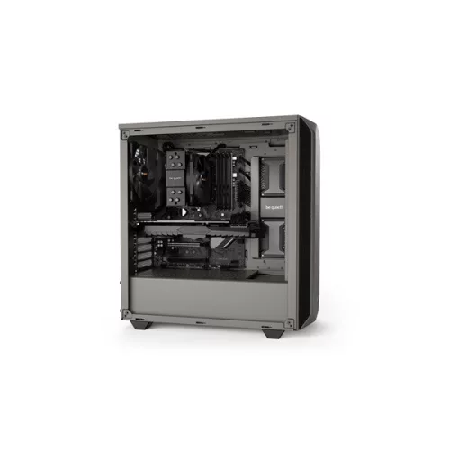Be Quiet! Számítógépház - Pure Base 500 Metallic Grey (ATX, szürke)