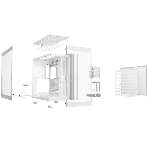 Be Quiet! Számítógépház - LIGHT BASE 900 DX White (ATX, edzett üveg oldallap, fehér)