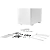 Be Quiet! Számítógépház - Pure Base 501 Airflow Window White (ATX, edzett üveg oldallap, fehér)