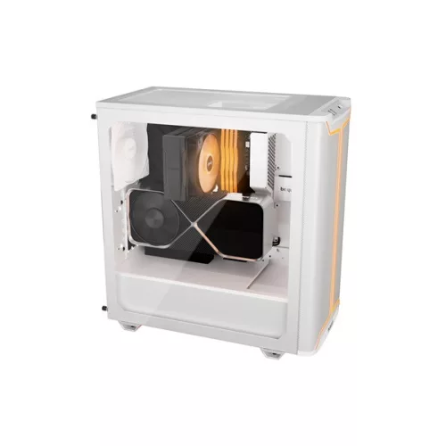 Be Quiet! Számítógépház - Pure Base 501 DX White (ATX, edzett üveg oldallap, fehér)