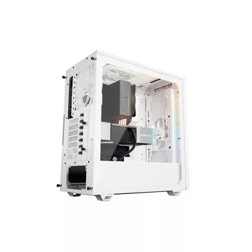 Be Quiet! Számítógépház - Pure Base 501 DX White (ATX, edzett üveg oldallap, fehér)