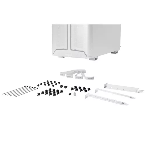 Be Quiet! Számítógépház - Pure Base 501 DX White (ATX, edzett üveg oldallap, fehér)