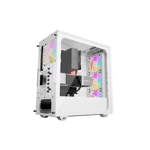 Be Quiet! Számítógépház - Pure Base 501 LX White (ATX, edzett üveg oldallap, fehér)
