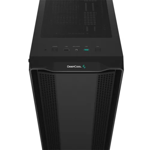 DeepCool Számítógépház - CC560 Limited (fekete, ablakos, venti nélkül, Mini-ITX / Micro-ATX / ATX, 1xUSB3.0, 1xUSB2.0)