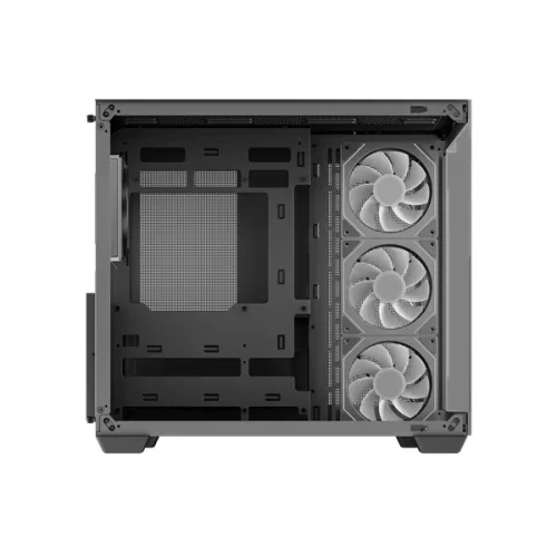 Deepcool Számítógépház - Cg530 4F (Fekete, Ablakos, 4X12Cm A-RGB, Btf, Atx, 2XUSB3.0, 1XUSB2.0)