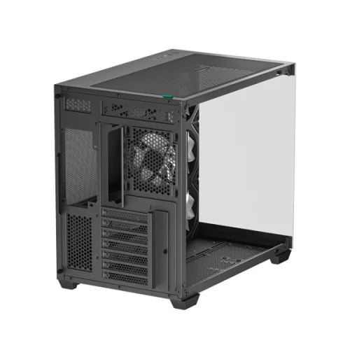 Deepcool Számítógépház - Cg530 4F (Fekete, Ablakos, 4X12Cm A-RGB, Btf, Atx, 2XUSB3.0, 1XUSB2.0)