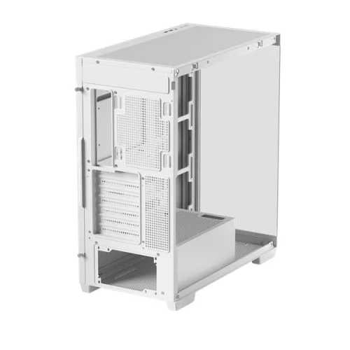 DeepCool Számítógépház - CG580 WH (fehér, abakos, venti nélkül, BTF, ATX, 2xUSB3.0, 1xUSB2.0)