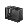 DeepCool Számítógépház - CH160 PLUS (fekete, mATX, 2xUSB3.0, Type-C, fekete)