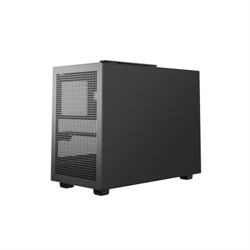 DeepCool Számítógépház - CH160 PLUS (fekete, mATX, 2xUSB3.0, Type-C, fekete)