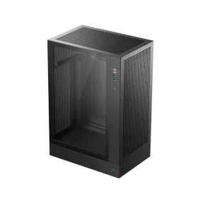   DeepCool Számítógépház - CH170 PLUS (Micro-ATX/Mini-ITX, 2xUSB3.0, Type-C, fekete)