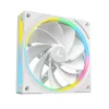 DeepCool Számítógépház - CL660 WH (fehér, 2x120mm A-RGB, ATX, 2xUSB3.0, 1xUSB-C)