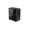 Endorfy Számítógépház - Arx 500 Core (ATX /micro ATX/ITX, 1xUSB-C, 2xUSB3.2, 7x14cm ventilátor, ablakos, fekete)