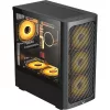 Formula Számítógépház - AirMesh G3 Black (fekete, ablakos, 1x12cm venti, mATX, 1xUSB3.0, 2xUSB2.0)
